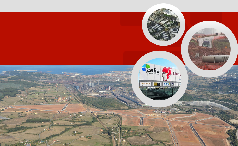 Logistic and industrial area in Asturias